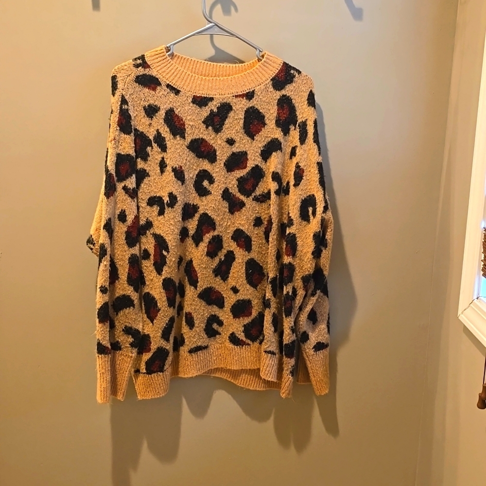 Leopard Print Sweater